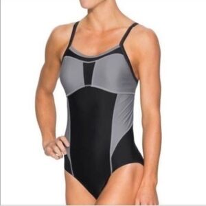 shirrendipity halter swim dress ATHLETA Shirrendipity Halter Swim Dress Black Modest Size XXS